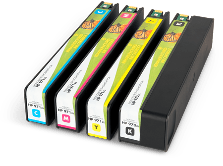 Static Control laser ink cartridges inkjet cartridges for cyan, magenta, yellow, and black